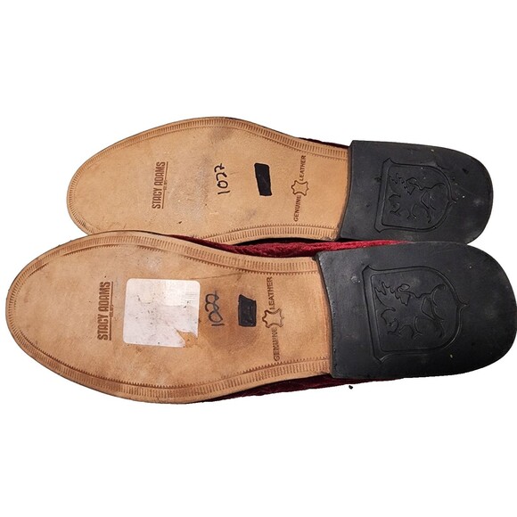 Stacy Adams Velour Quilted Mens Dress Shoes Size 9.5 main image 7